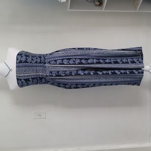 J for Justify - Womens Blue Strapless Jumpsuit